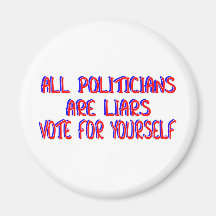 Vote For Yourself Fridge Magnets