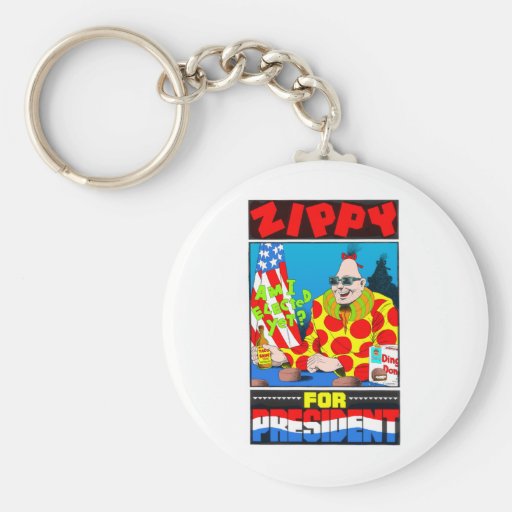 Vote For Zippy Key Chains
