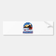 Vote Honey Badger For President Bumper Stickers