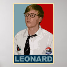 Vote Leonard! Poster