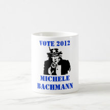 VOTE MICHELE BACHMANN 2012 COFFEE MUGS