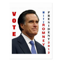 Vote Mitt Romney 2012 Postcard postcards