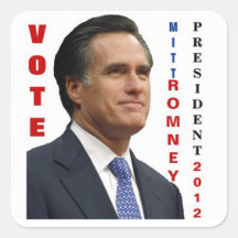 Vote Mitt Romney 2012 Stickers