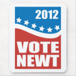 Vote Newt 2012 Mousepad
