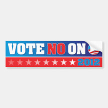 Vote No on O - 2012 Bumper Stickers