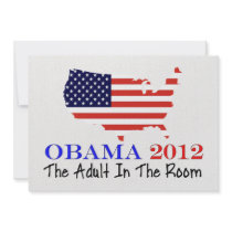 Vote Obama 2012 Custom Invitation