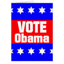 Vote Obama Cards