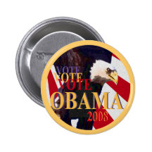 Vote Obama Pin