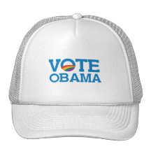 VOTE OBAMA -.png Mesh Hat