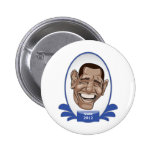 Vote Obama Presidential Sushi Pinback Button