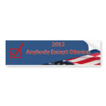Vote Out Obama! bumper stickers