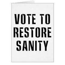 Vote pour reconstituer la santé d'esprit cartes de vœux