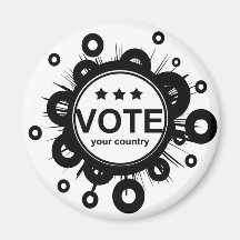 vote refrigerator magnet