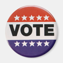 VOTE REFRIGERATOR MAGNETS