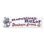 Vote Republican Bumper Sticker bumper stickers