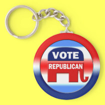 Vote Republican keychains