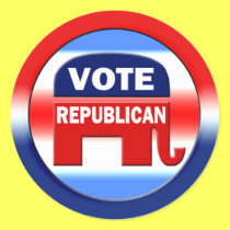 Vote Republican stickers