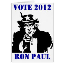 VOTE RON PAUL 2012 CARTES
