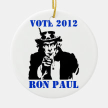 VOTE RON PAUL 2012 ORNEMENTS DE NOËL