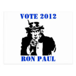 VOTE RON PAUL 2012 POSTCARD