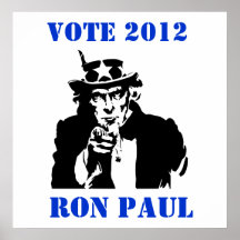 VOTE RON PAUL 2012 PRINT