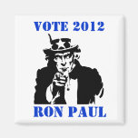 VOTE RON PAUL 2012 REFRIGERATOR MAGNETS