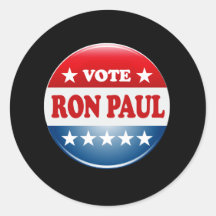 VOTE RON PAUL AUTOCOLLANT