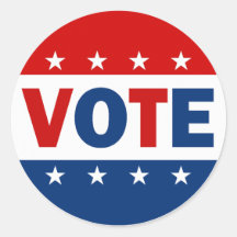 VOTE ROUND STICKER