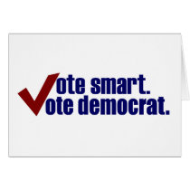 Vote Smart Vote Democrat Cards