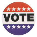 Vote Sticker