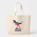 Vote Yes For Dinosaur Fun Canvas Bags