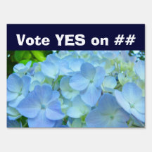 Vote YES on ## sign Yard Signs Voting Politics
