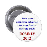 Vote your economic situation round Button