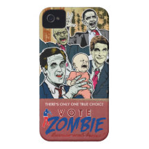 Vote Zombie 2012 Case-Mate Case iPhone 4 Cases