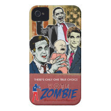 Vote Zombie 2012 Case-Mate Case iPhone 4 Cover