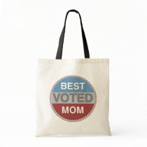 Voted Best Mom T-shirts and Gifts Tote Bags