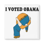 Voted Obama Head Up Ass Refrigerator Magnet