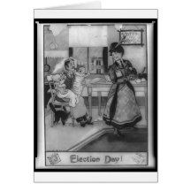Votes pour des femmes ! cartes de vœux