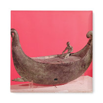 Votive ship magnets