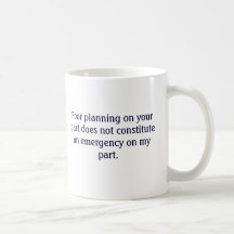 Votre pauvre prévoyant non ma tasse de secours