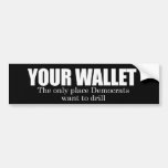 Votre portefeuille Bumpersticker Autocollant Pour Voiture