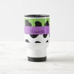 Votre pourpre vert blanc de noir nommé de vache tasses à café