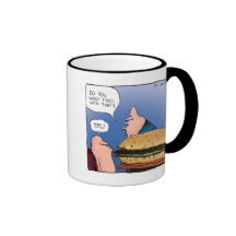 Voulez les fritures avec cela ? Tasse de bande des