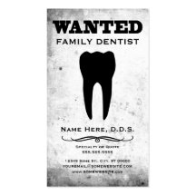 voulu : dentiste de famille cartes de visite personnelles