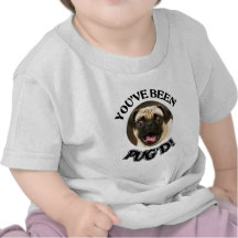 VOUS AVEZ ÉTÉ PUG'D ! - CHIEN DRÔLE DE CARLIN T-SHIRT