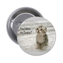 Vous eated mon bouton de biscuit badges avec agrafe