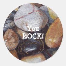 "VOUS ROCHE !" Autocollants : Illustration : Réali