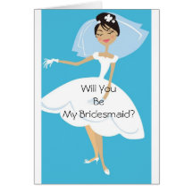 Vous serez mon accessoire nuptiale de demoiselle d carte de vœux