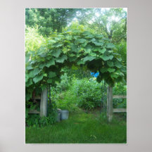 Voûte de jardin affiches