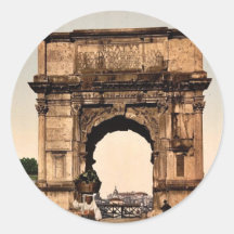 Voûte triomphale de Titus, photo de classique de R Autocollants